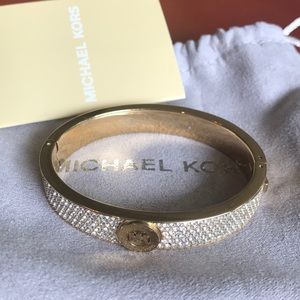 NEW Michael Kors Crystal Gold Bracelet